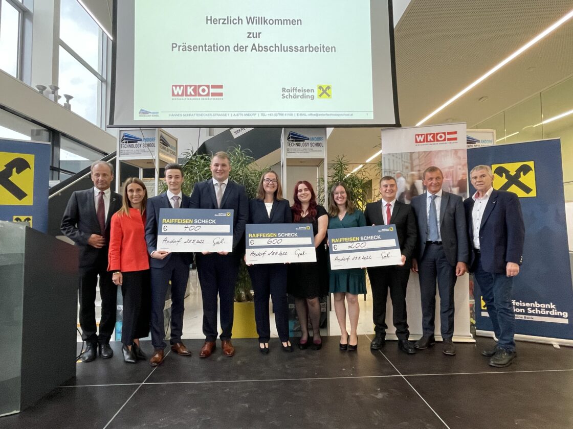 Öffentliche Präsentation und Prämierung der Diplom- u. Abschlussarbeiten